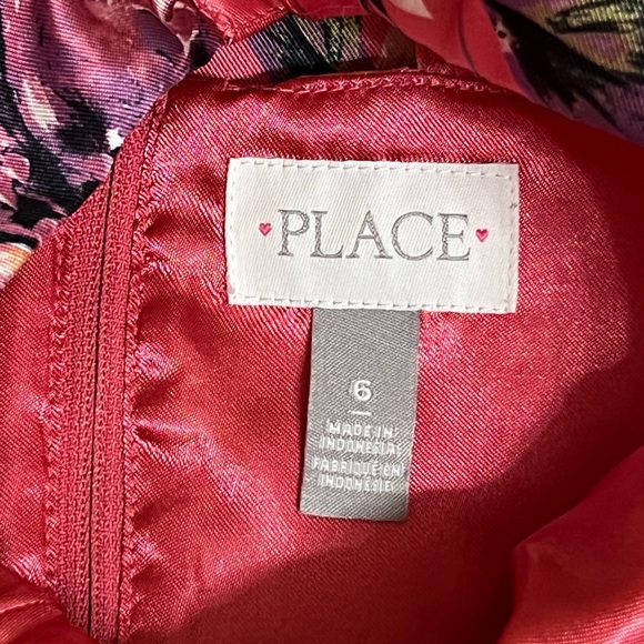 The Children’s Place Girl’s Dress Pink Floral Flower Size 6 Spring - Picture 3 of 8
